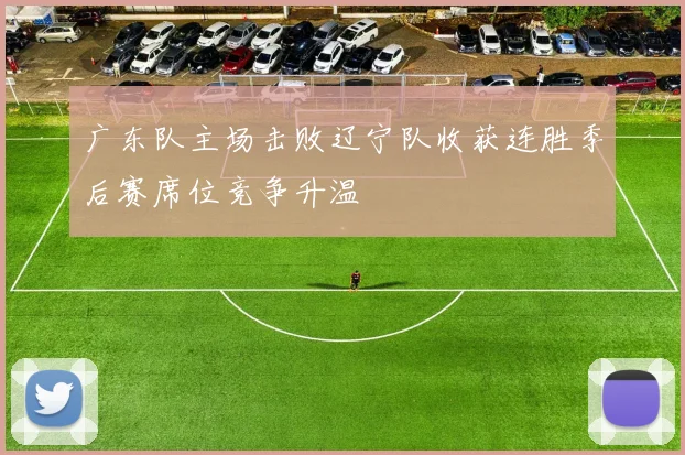 广东队主场击败辽宁队收获连胜季后赛席位竞争升温